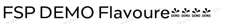 FSP DEMO Flavoure字体转换 FSP DEMO Flavoure字体转换